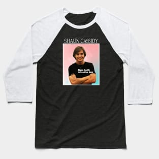 Shaun Cassidy Black Baseball T-Shirt